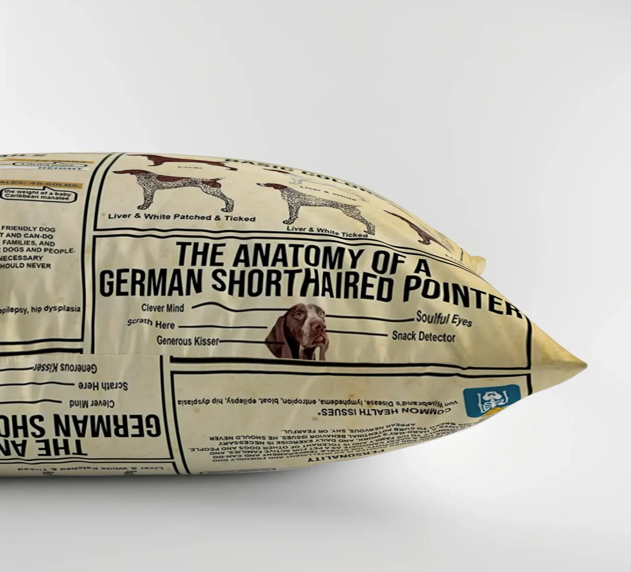 Conoscenza del Pointer Tedesco a pelo corto cuscino da Maritiknowled