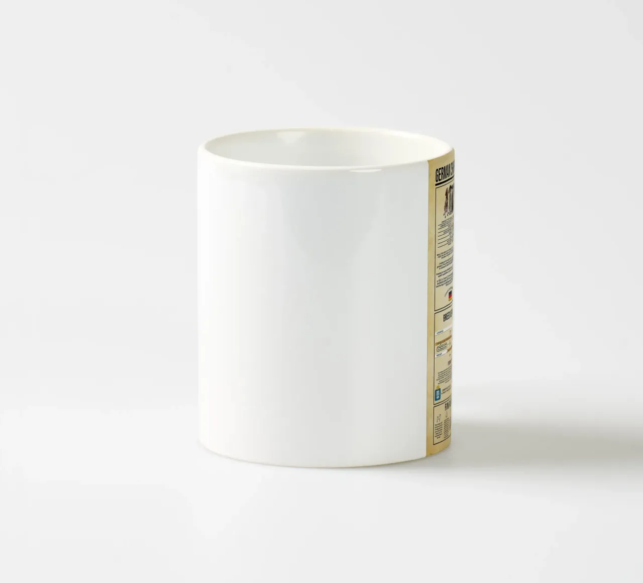 Conoscenza del Pointer Tedesco a pelo corto tazza in ceramica da Maritiknowled