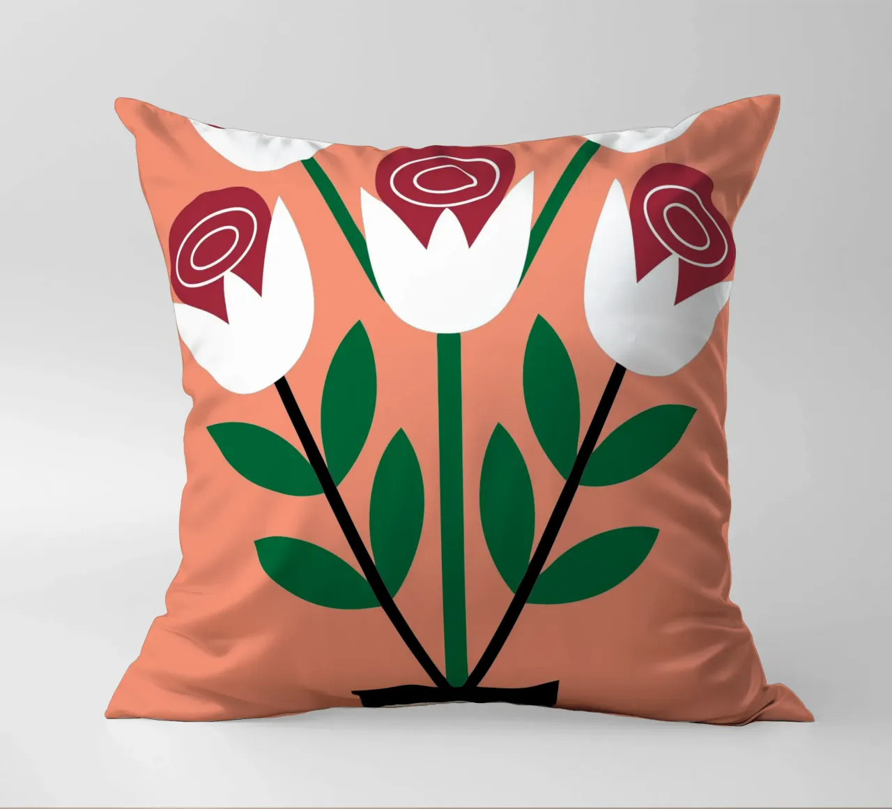 Tulipani in vaso cuscino da LOOK DIFFERENT