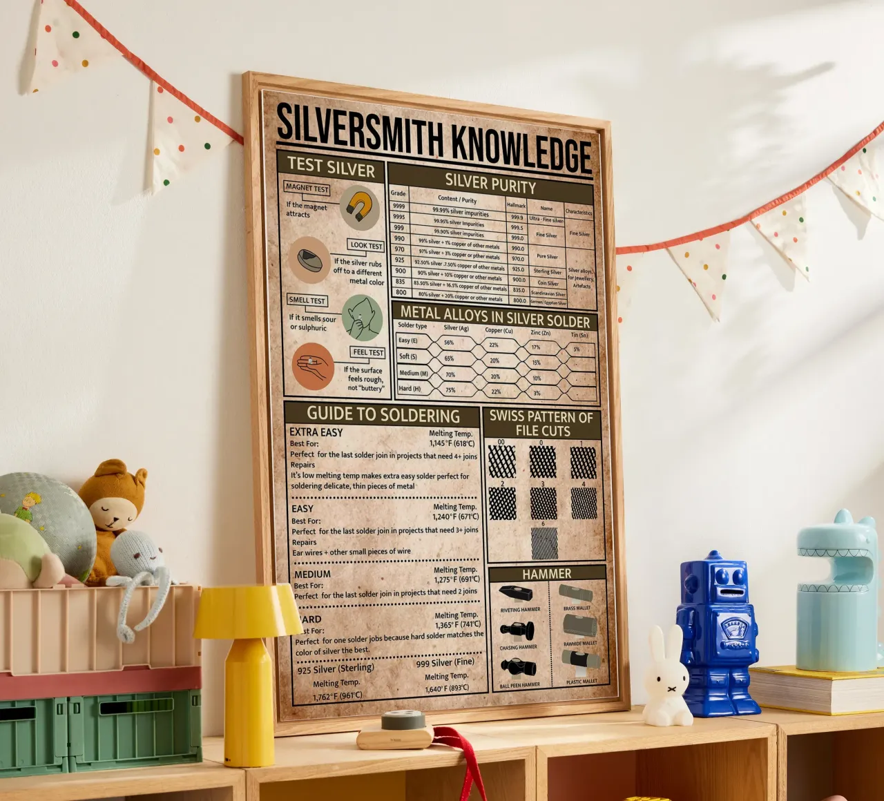 Silversmith Knowledge Poster plexiglass da Maritiknowled