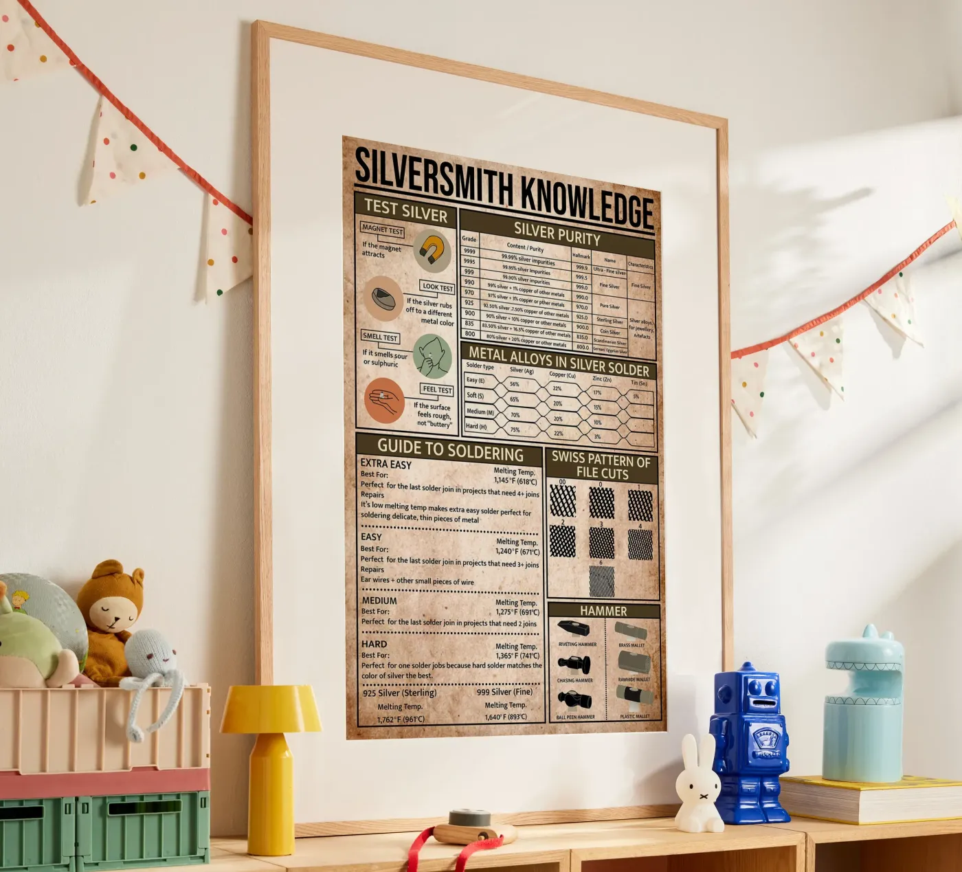 Silversmith Knowledge Poster poster by Maritiknowled