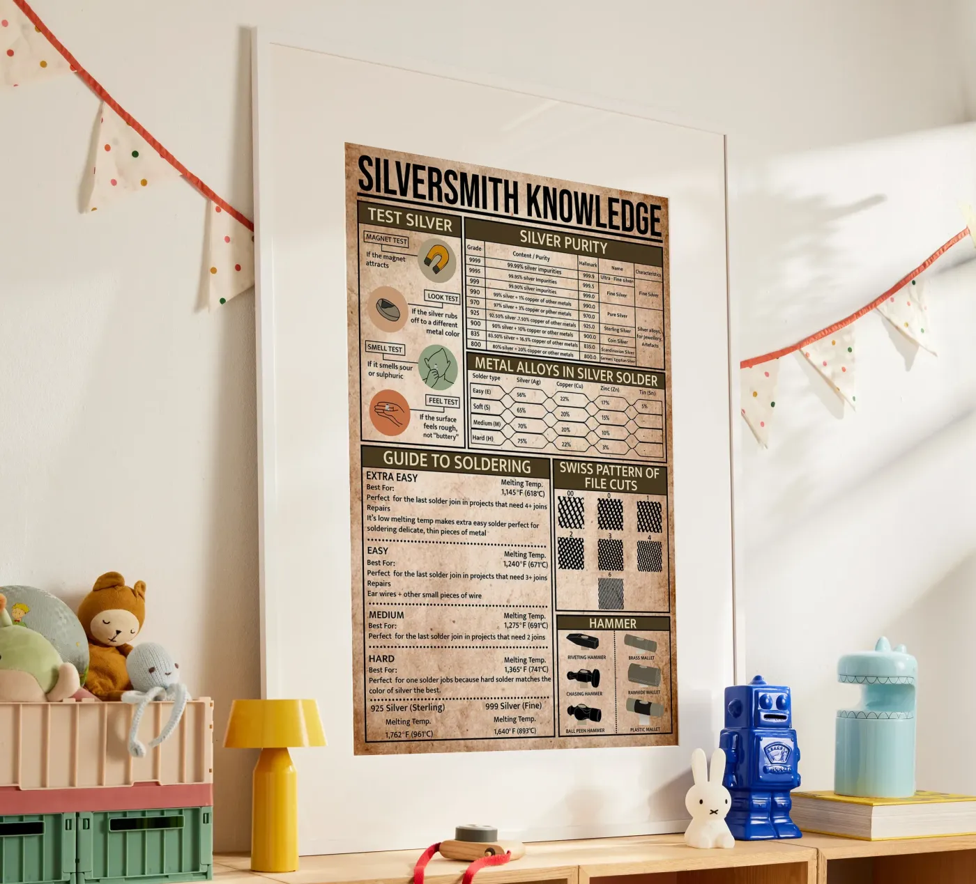 Silversmith Knowledge Poster poster by Maritiknowled