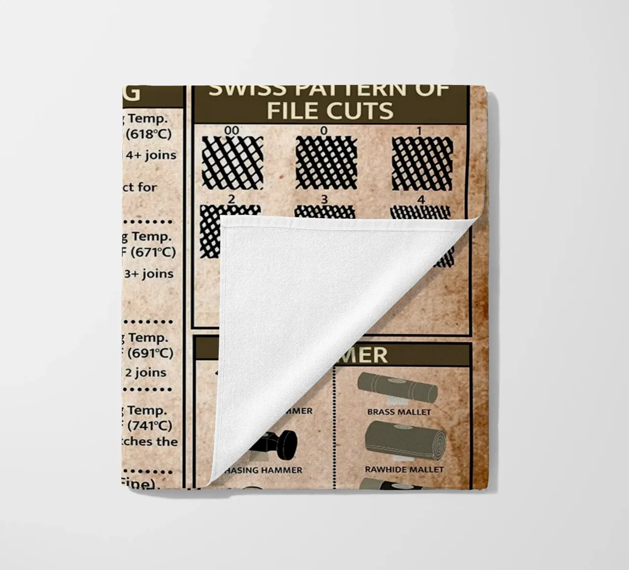 Zilversmid Kennis Poster strandhanddoek van Maritiknowled