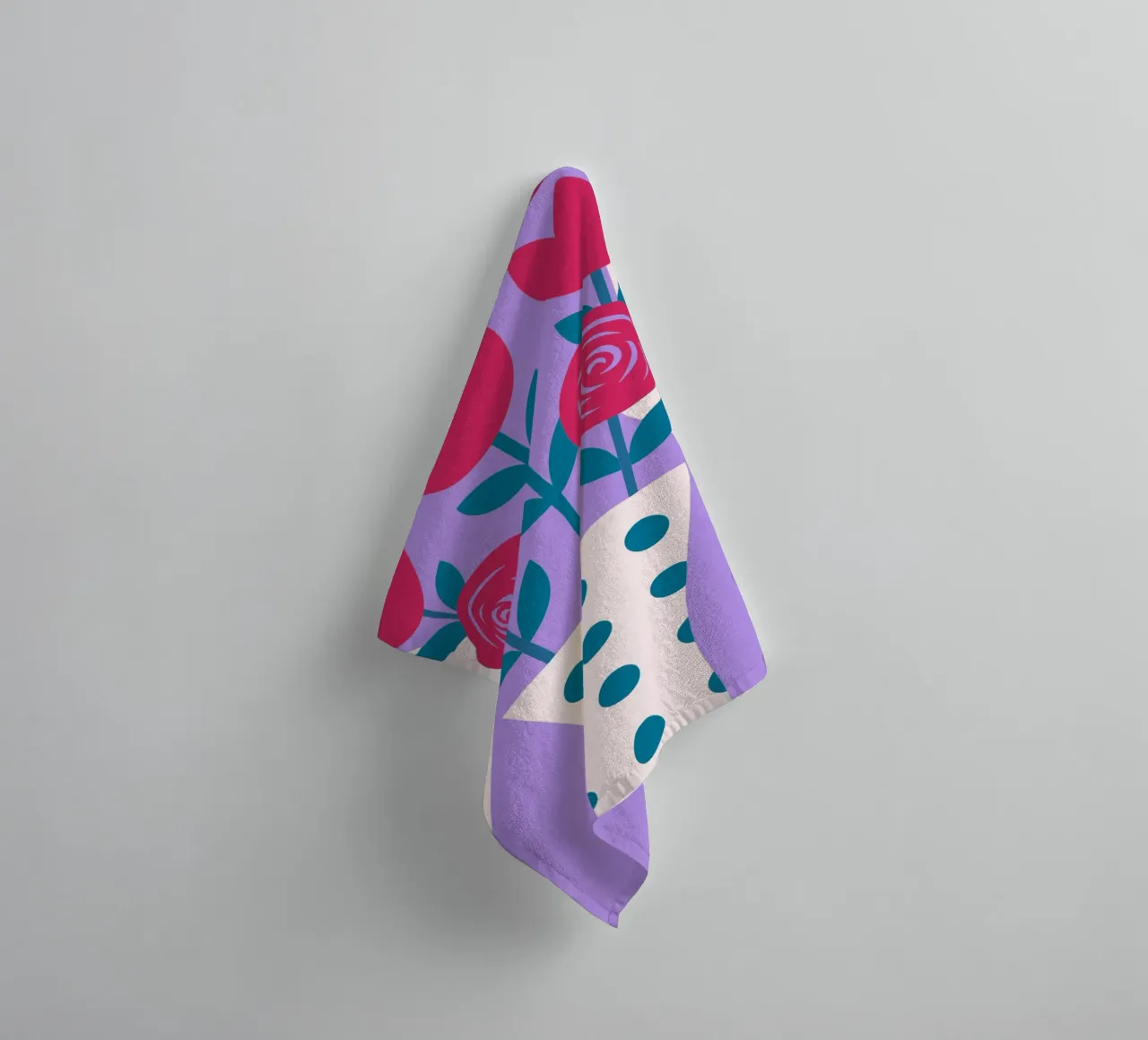 Tulips in a Vase towel by LOOK DIFFERENT