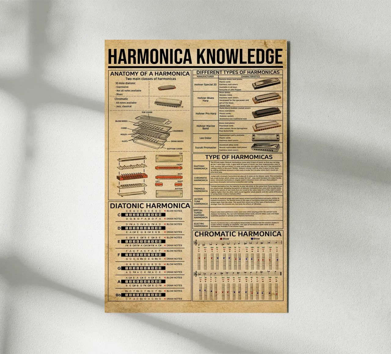 Harmonica Knowledge Poster forex plate by Maritiknowled