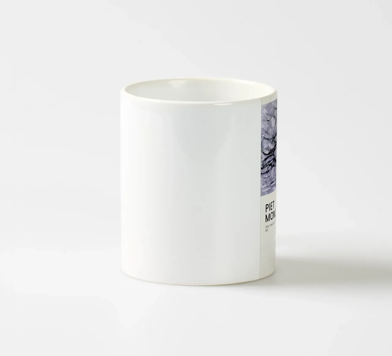 Mondrian - Gray Tree tazza in ceramica da Vintage by JUNIQE