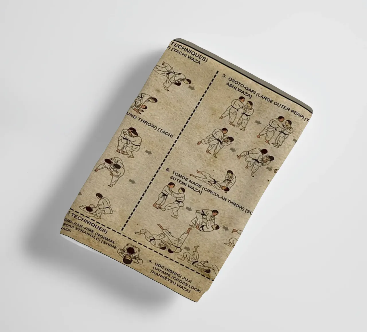 Poster sulla conoscenza del judo asciugamano da bagno da Maritiknowled
