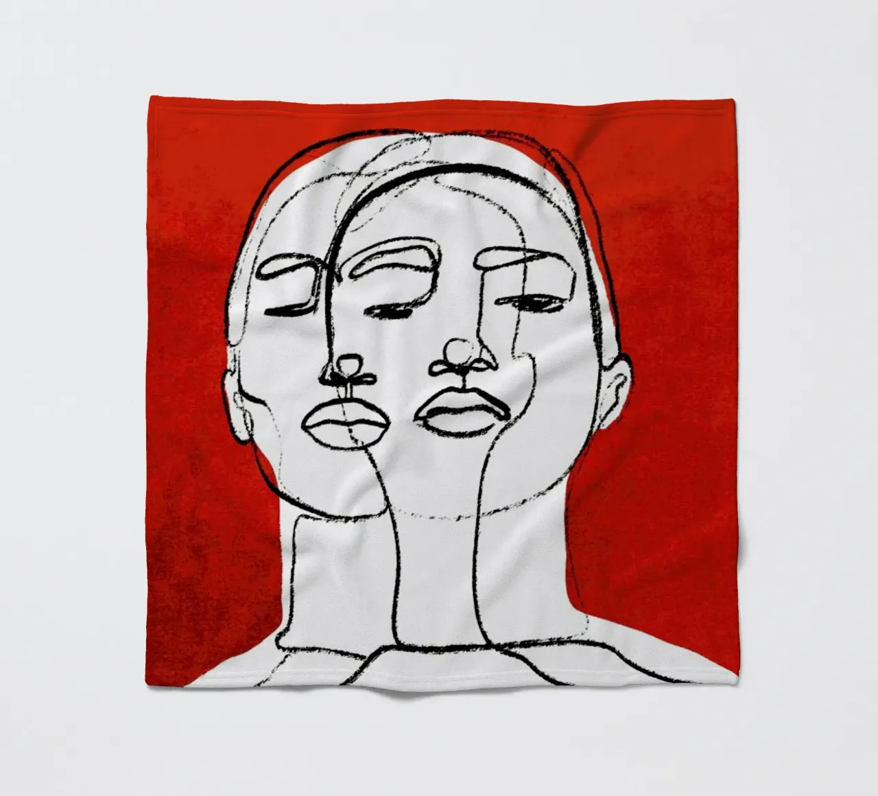 Twins coperta in pile da treechild