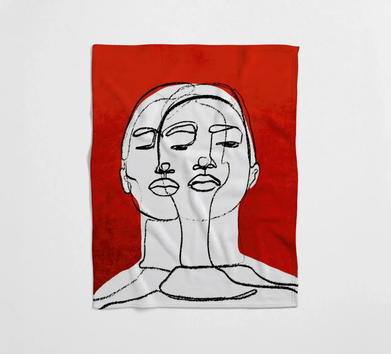 Twins coperta in pile da treechild