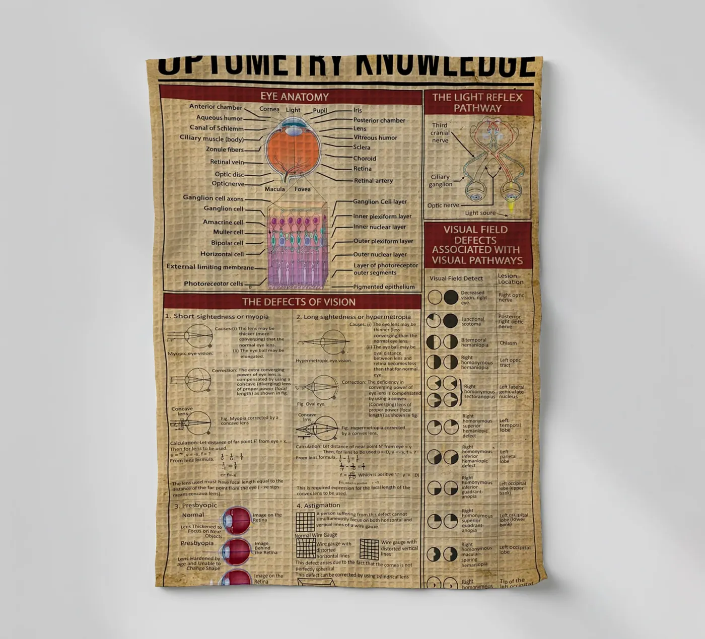 Optometry Knowledge Poster theedoek van Maritiknowled