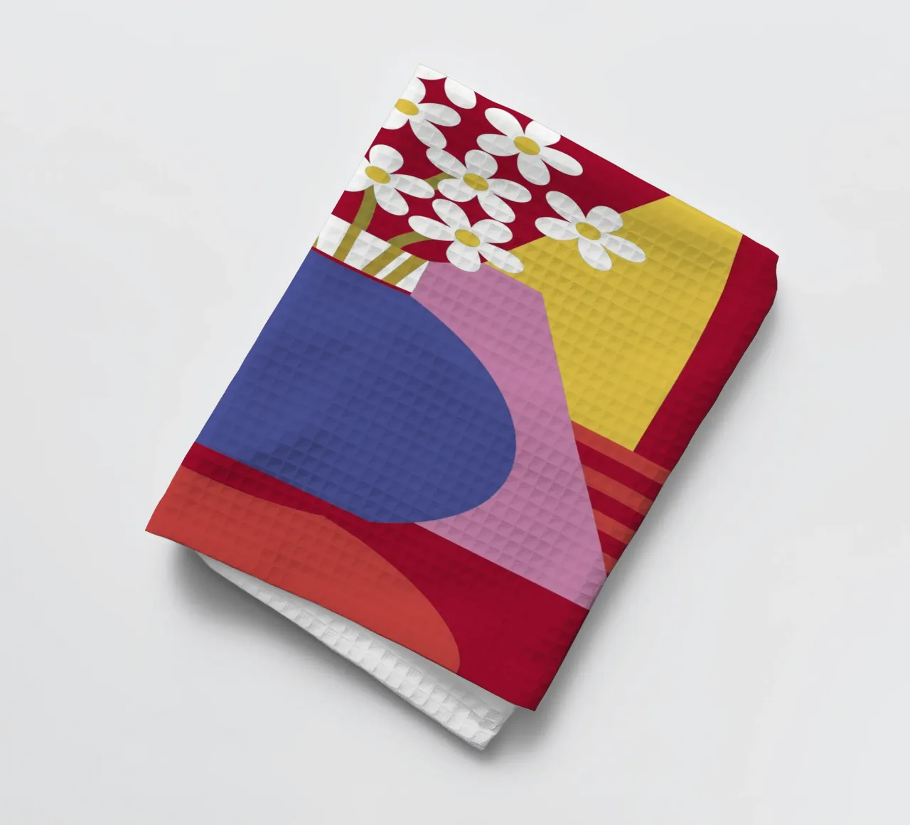 Jasmine Flower Vase tea towel by LOOK DIFFERENT