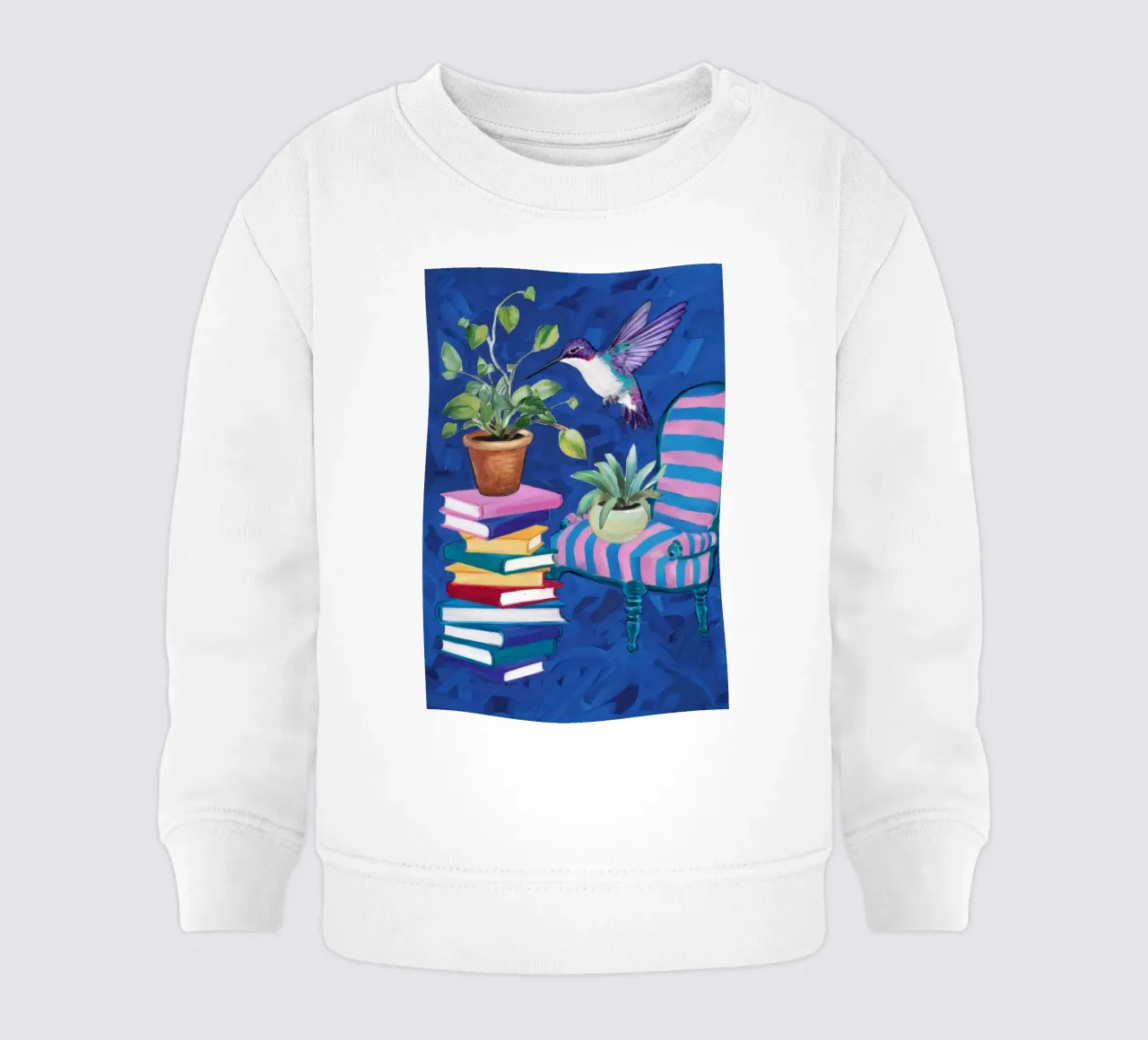 Moda artistica e colorata felpa neonato da Ebony Carpenter