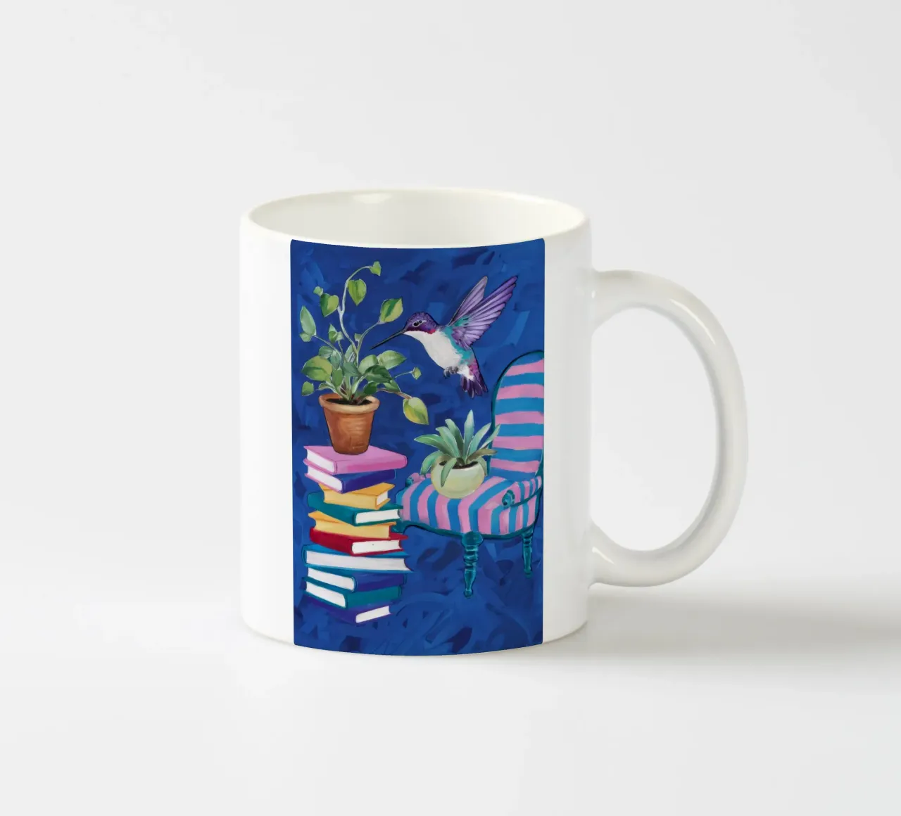 Moda artistica e colorata tazza in ceramica da Ebony Carpenter