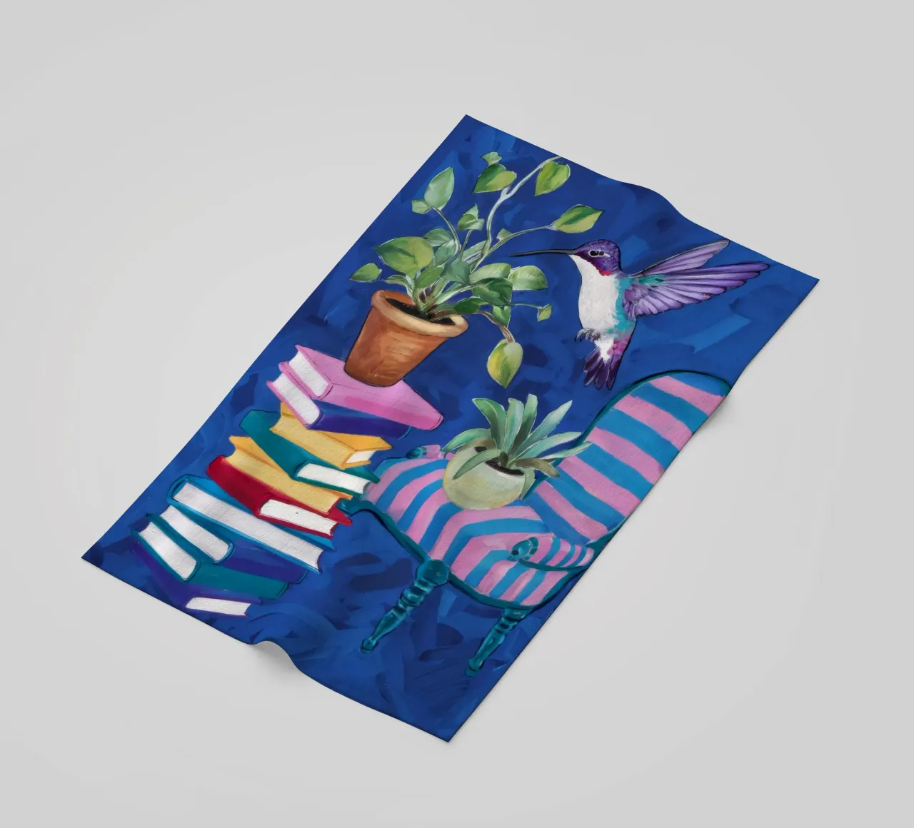 Moda artistica e colorata telo mare da Ebony Carpenter