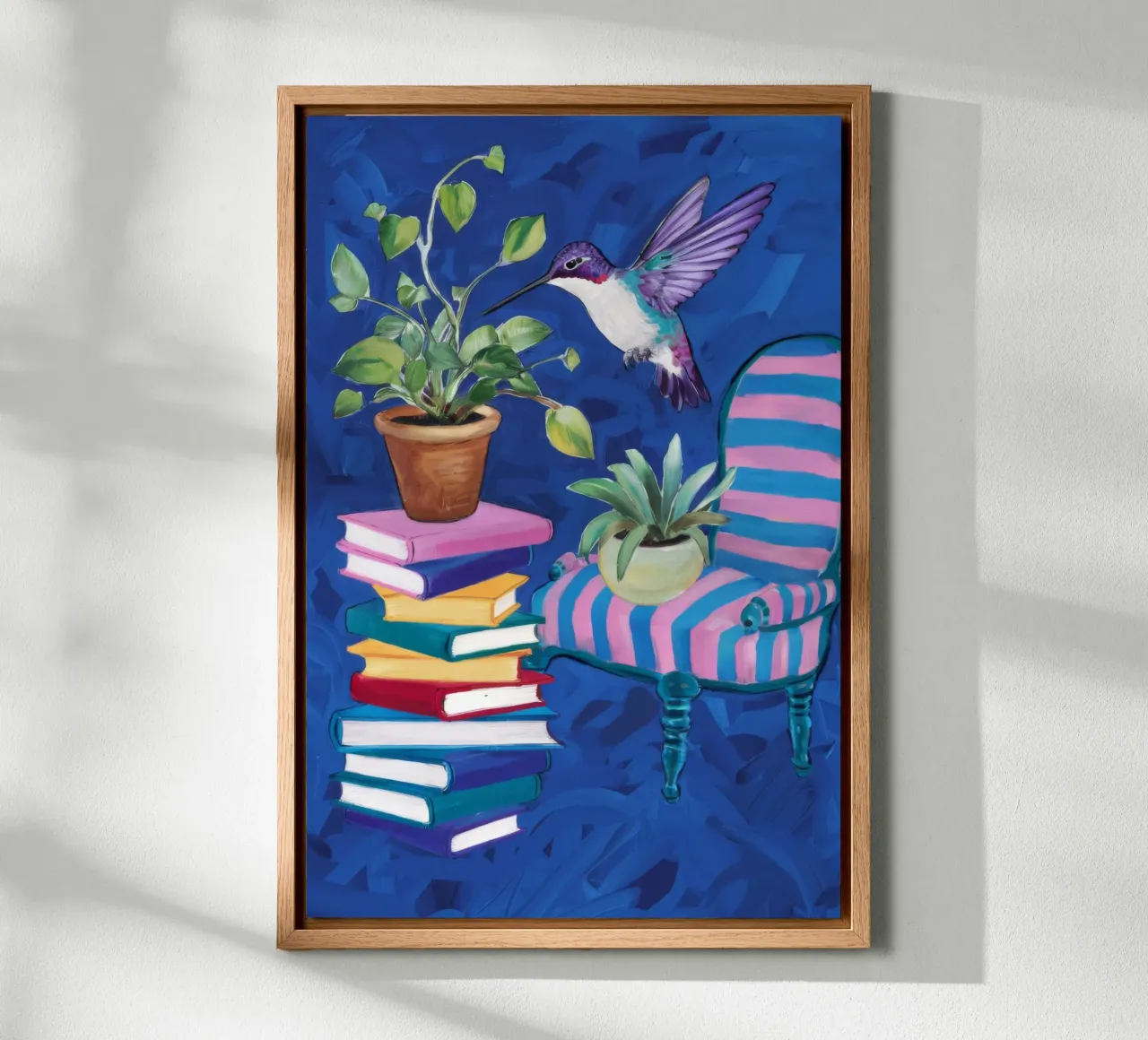 Moda artistica e colorata tela con Cornice a cassetta da Ebony Carpenter