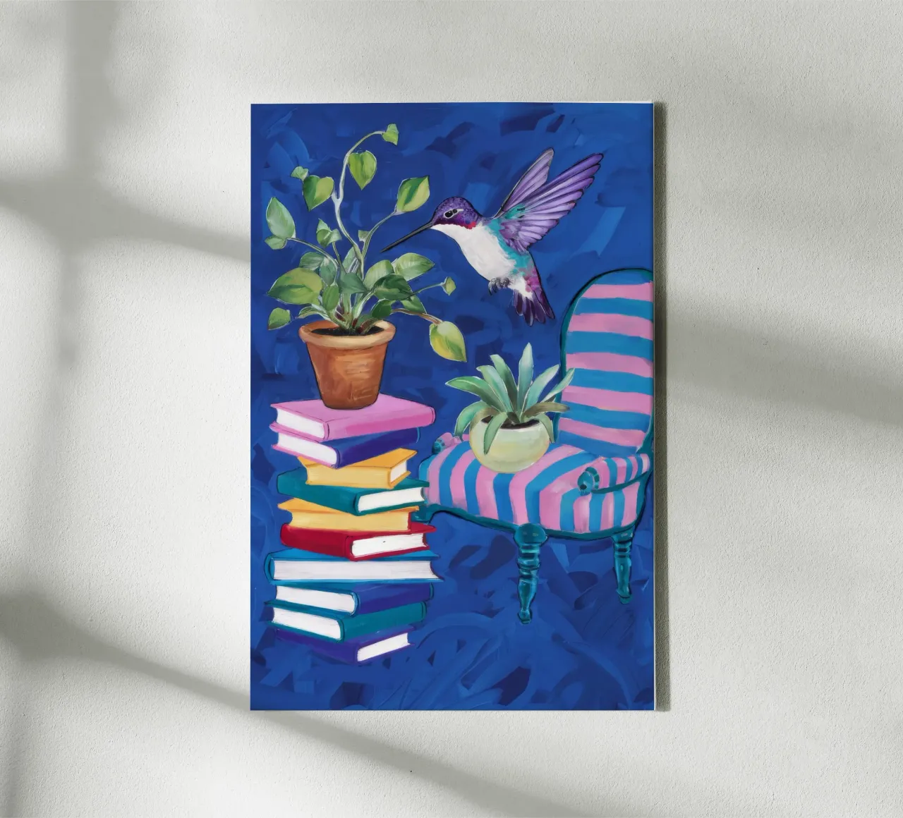Moda artistica e colorata tela con Cornice a cassetta da Ebony Carpenter