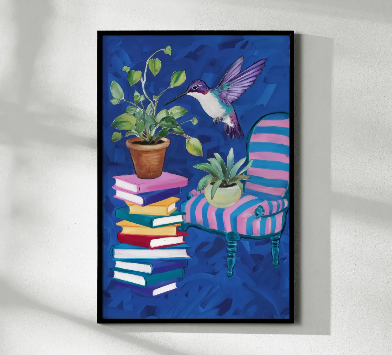 Moda artistica e colorata poster con telaio in alluminio da Ebony Carpenter