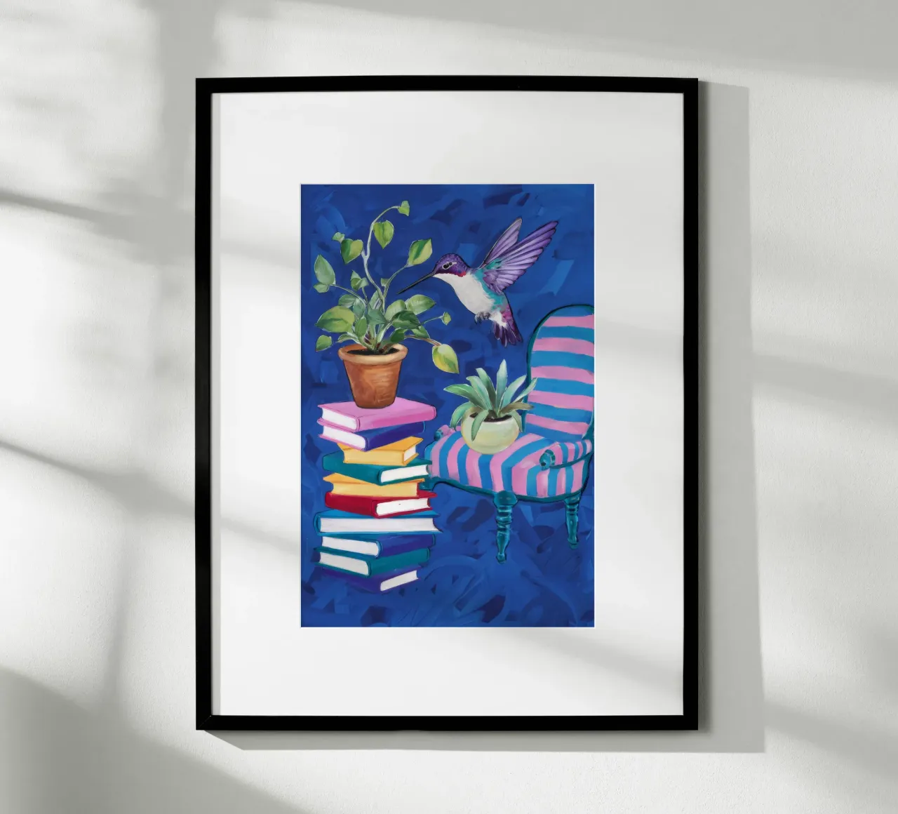 Moda artistica e colorata poster con telaio in alluminio da Ebony Carpenter