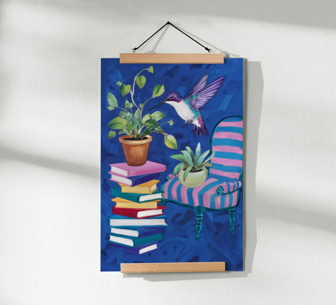 Moda artistica e colorata poster con telaio in alluminio da Ebony Carpenter