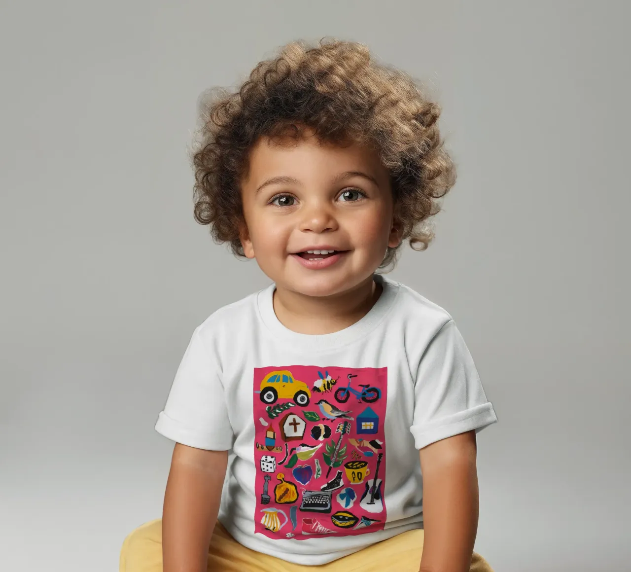 Whimsical Chaos baby t-shirt by Ebony Carpenter