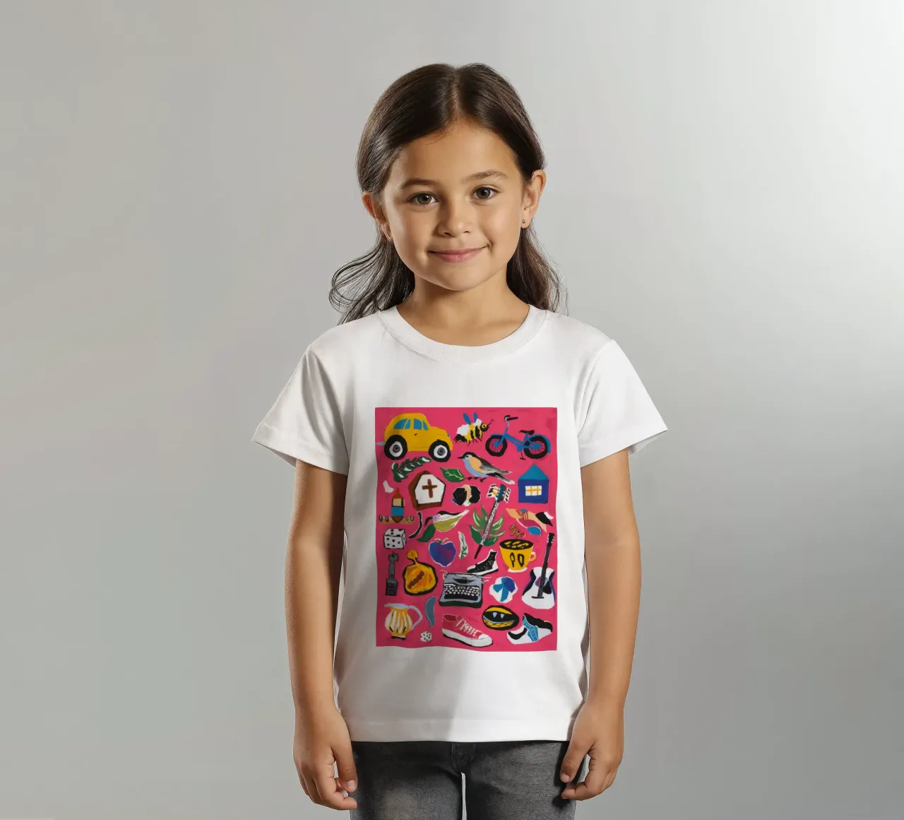 Whimsical Chaos kids t-shirt by Ebony Carpenter