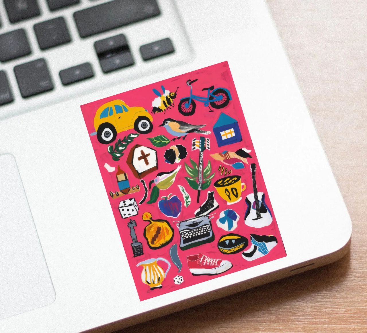 Launisches Chaos Sticker von Ebony Carpenter