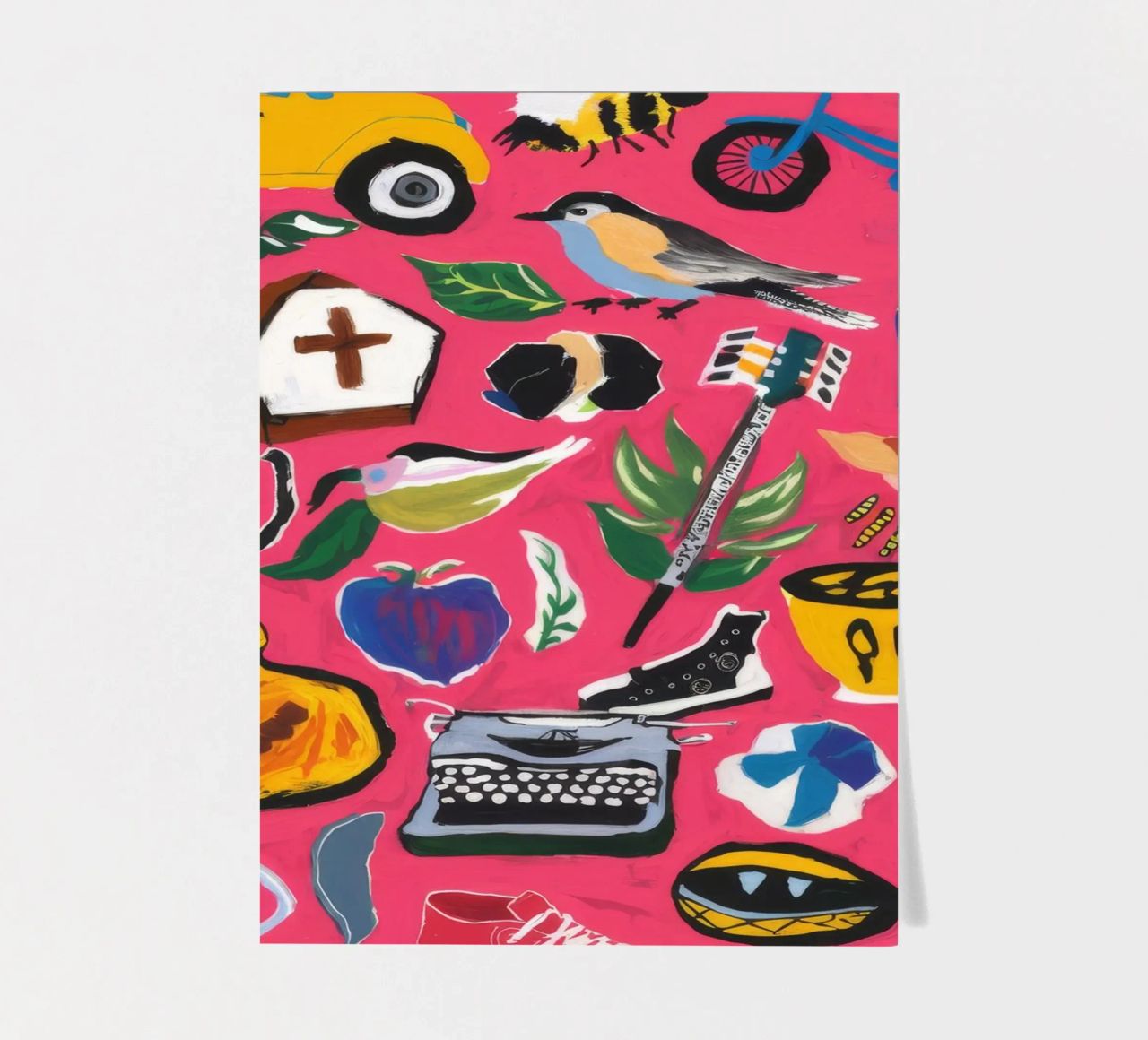 Launisches Chaos Stickerbogen von Ebony Carpenter