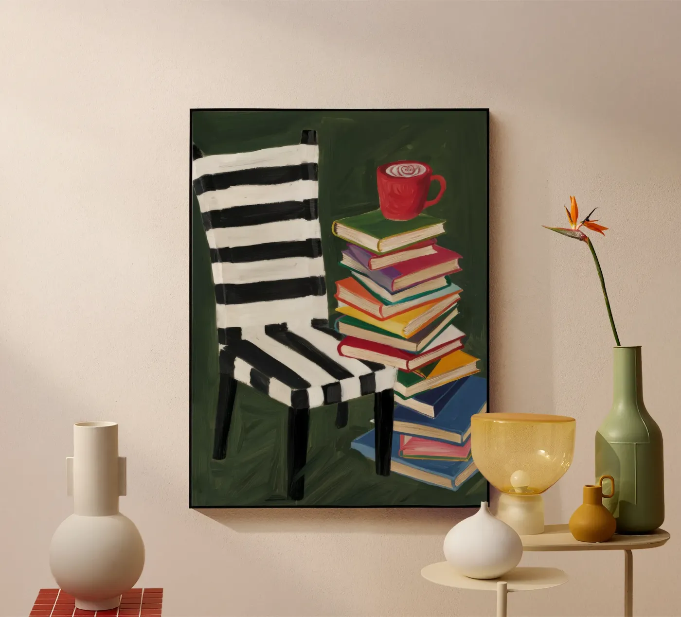 Comfort a righe plexiglass da Ebony Carpenter