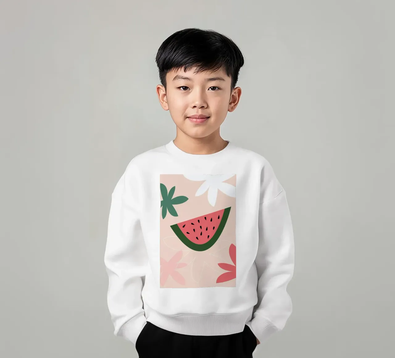Melone felpa bambino da XOXO Arte