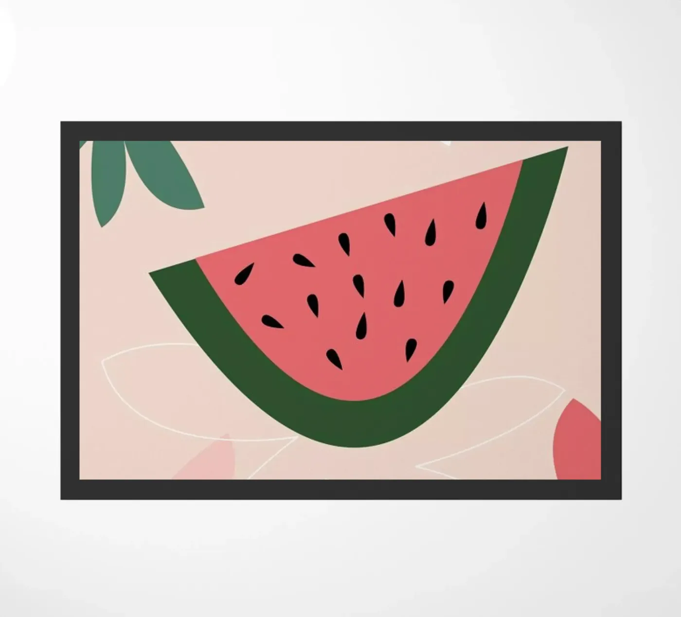 Melone Fußmatte von XOXO Arte