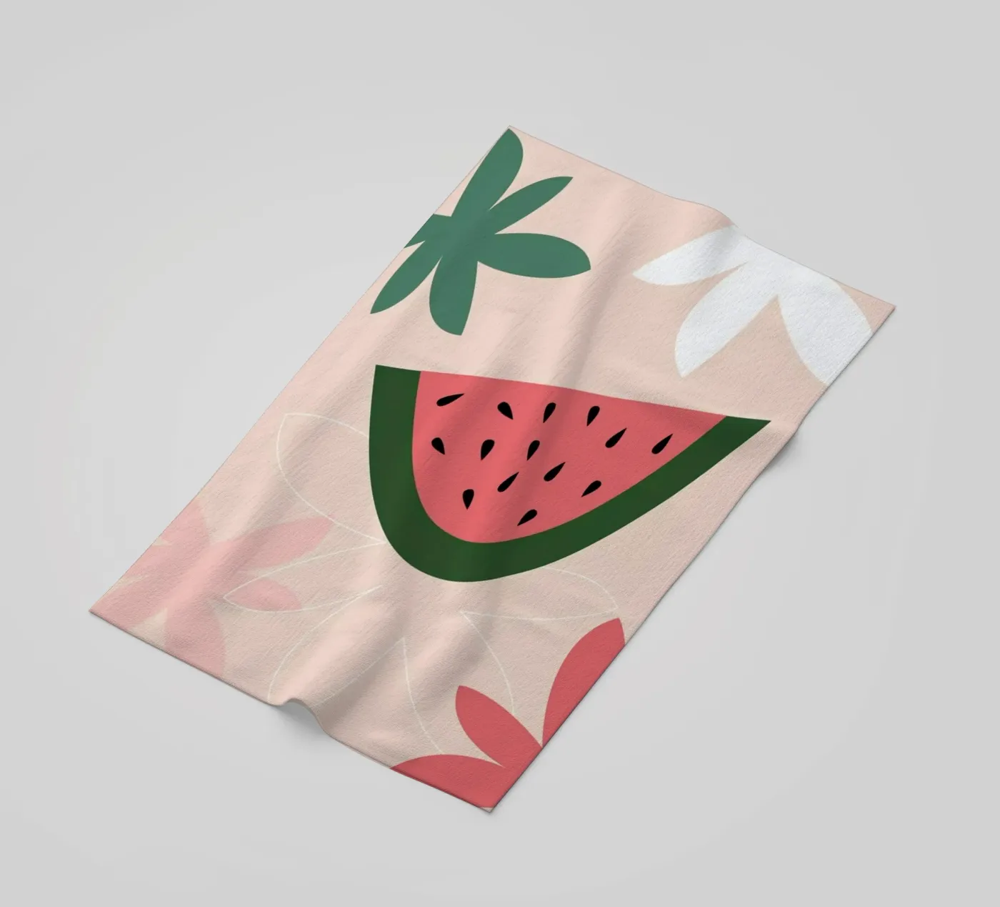 Melone Strandtuch von XOXO Arte