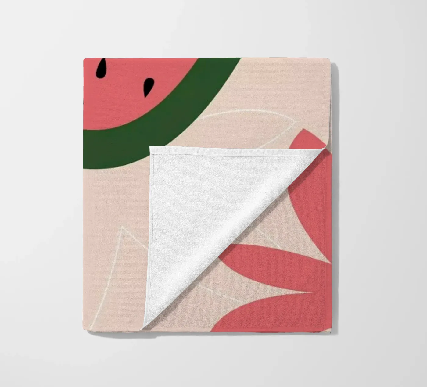 Melone Strandtuch von XOXO Arte