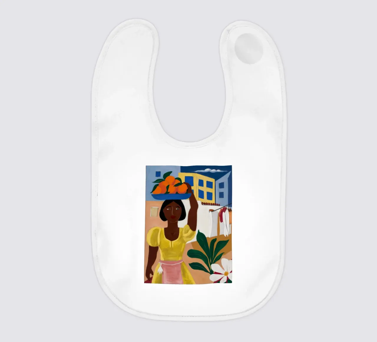 Venditore di frutta bavaglino da Ebony Carpenter