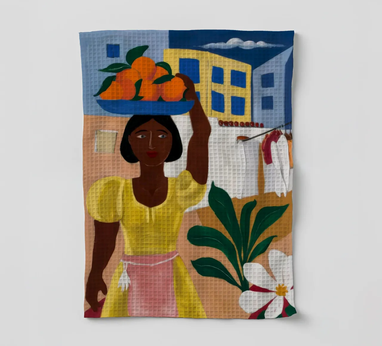 Venditore di frutta canovaccio da cucina da Ebony Carpenter