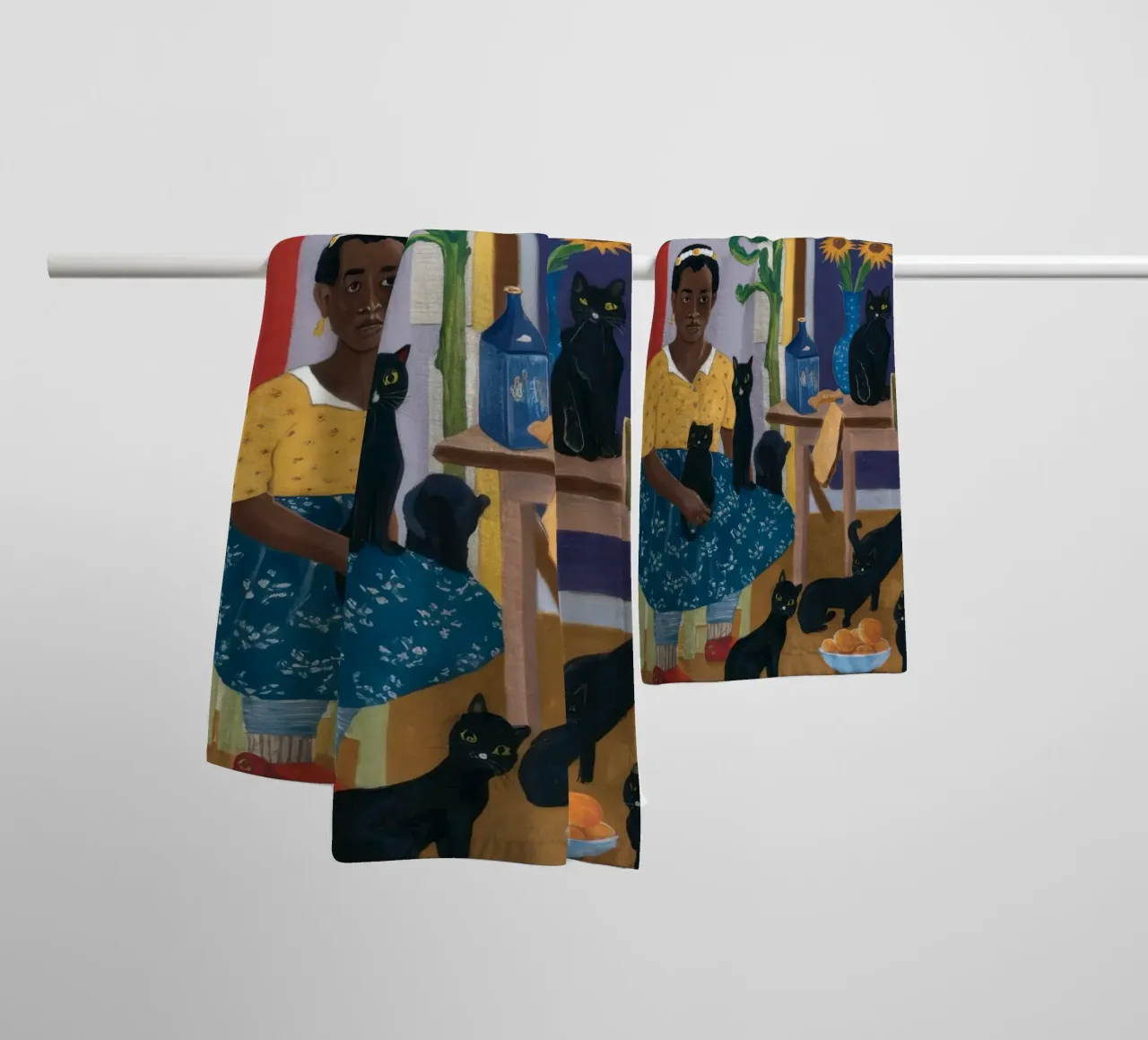 Coin lecture confortable serviette de bain de Ebony Carpenter