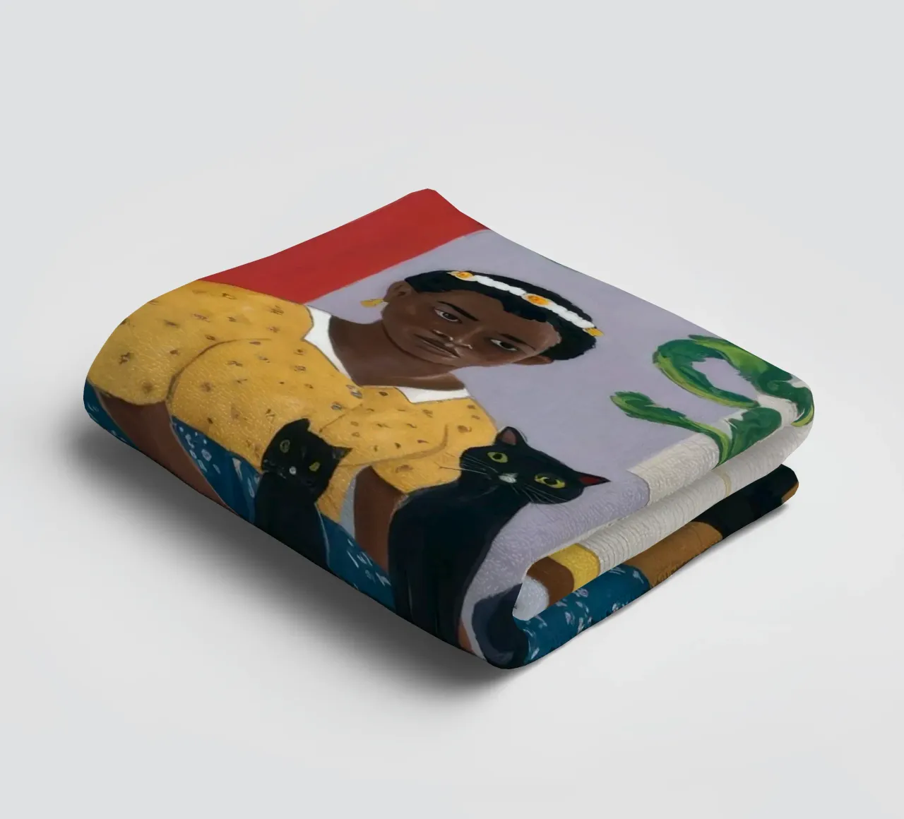 Coin lecture confortable serviette de bain de Ebony Carpenter