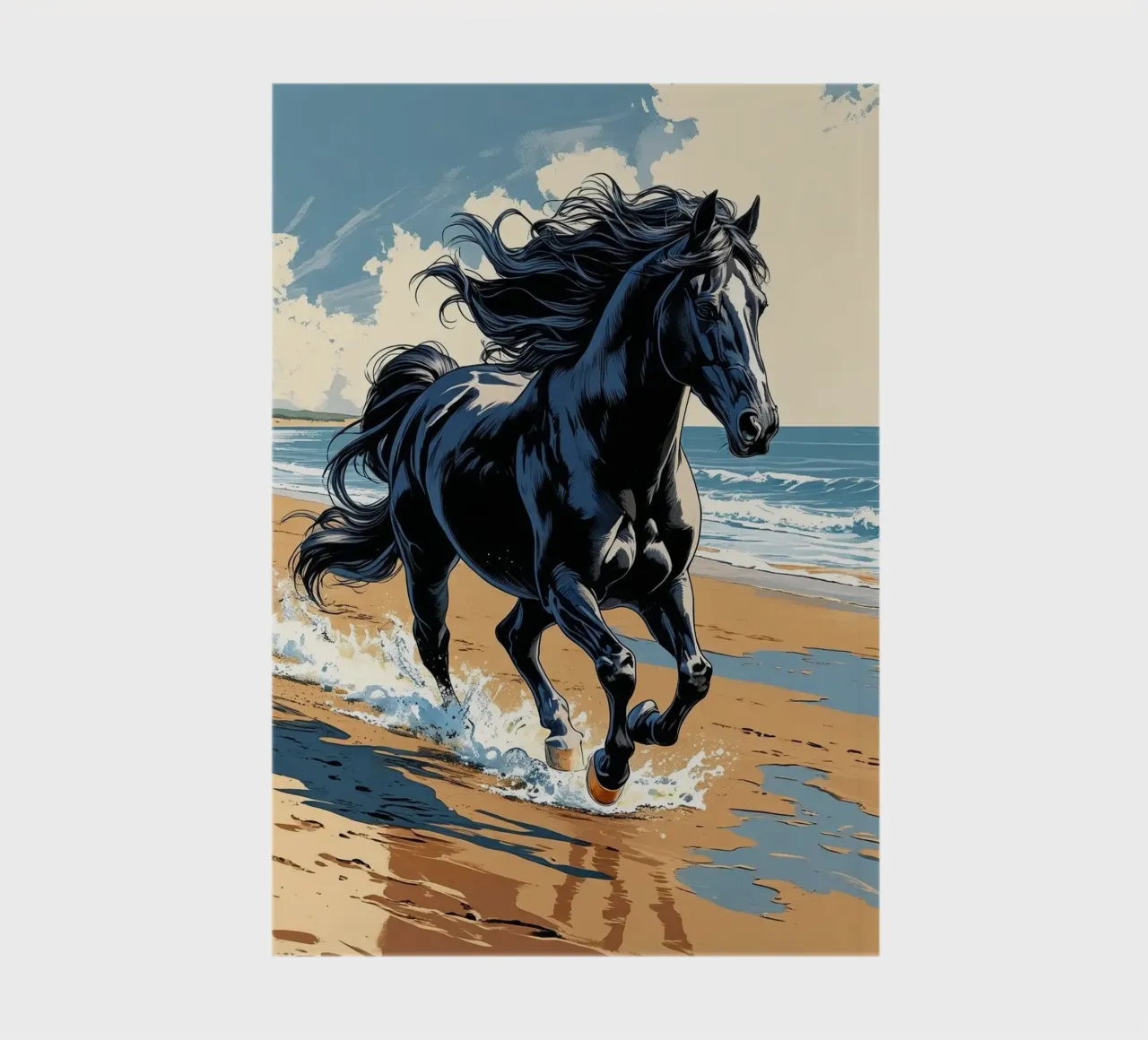 Pferd am Strand diario da Poster Dreams