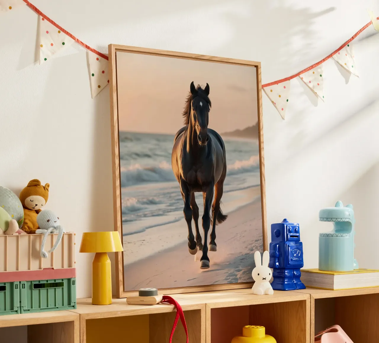 Pferd am Strand plexiglass da Poster Dreams