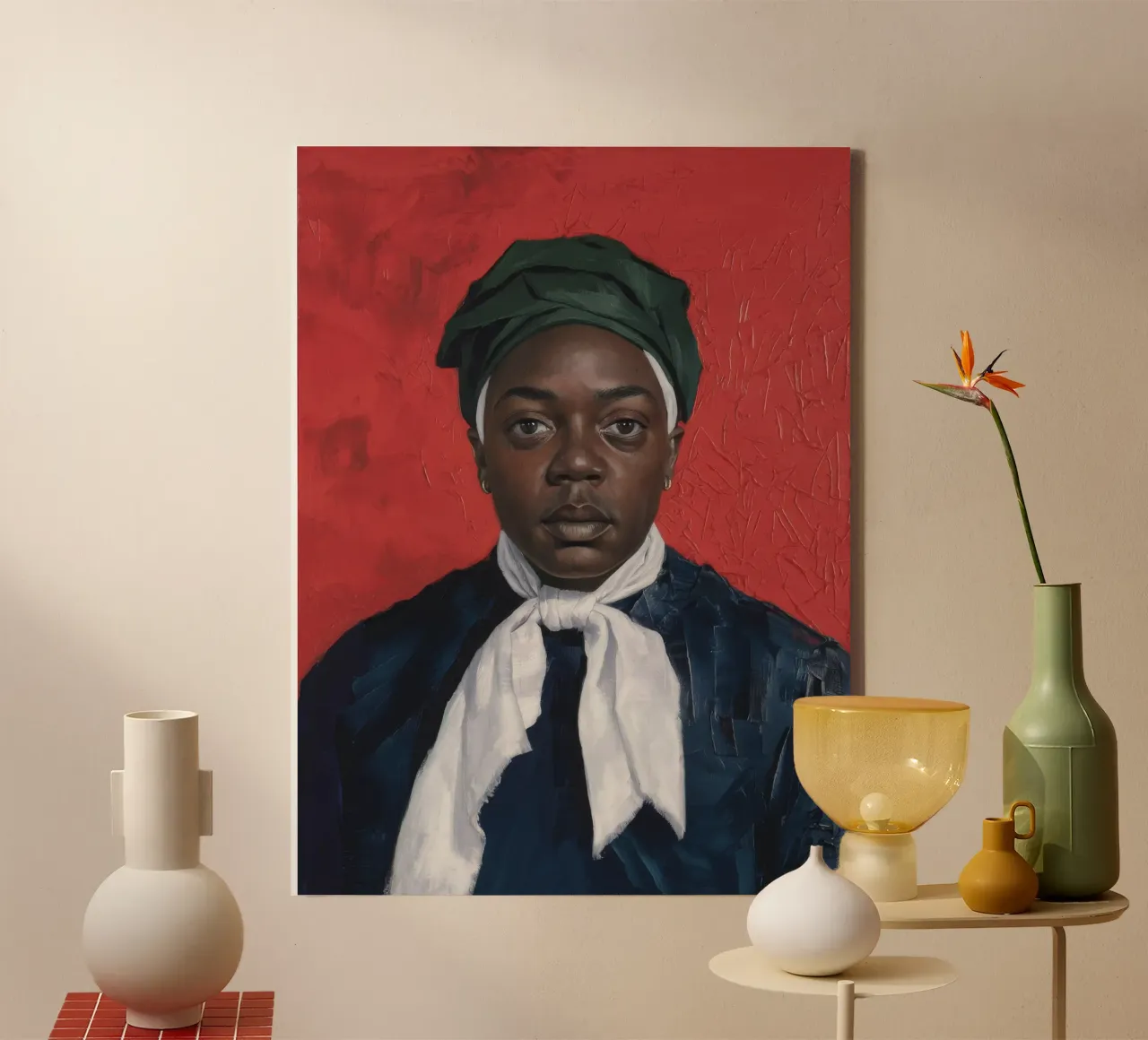 Portrait formel toile de Ebony Carpenter