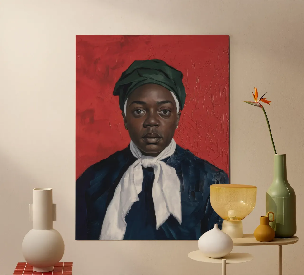Ritratto formale poster con telaio in plastica da Ebony Carpenter