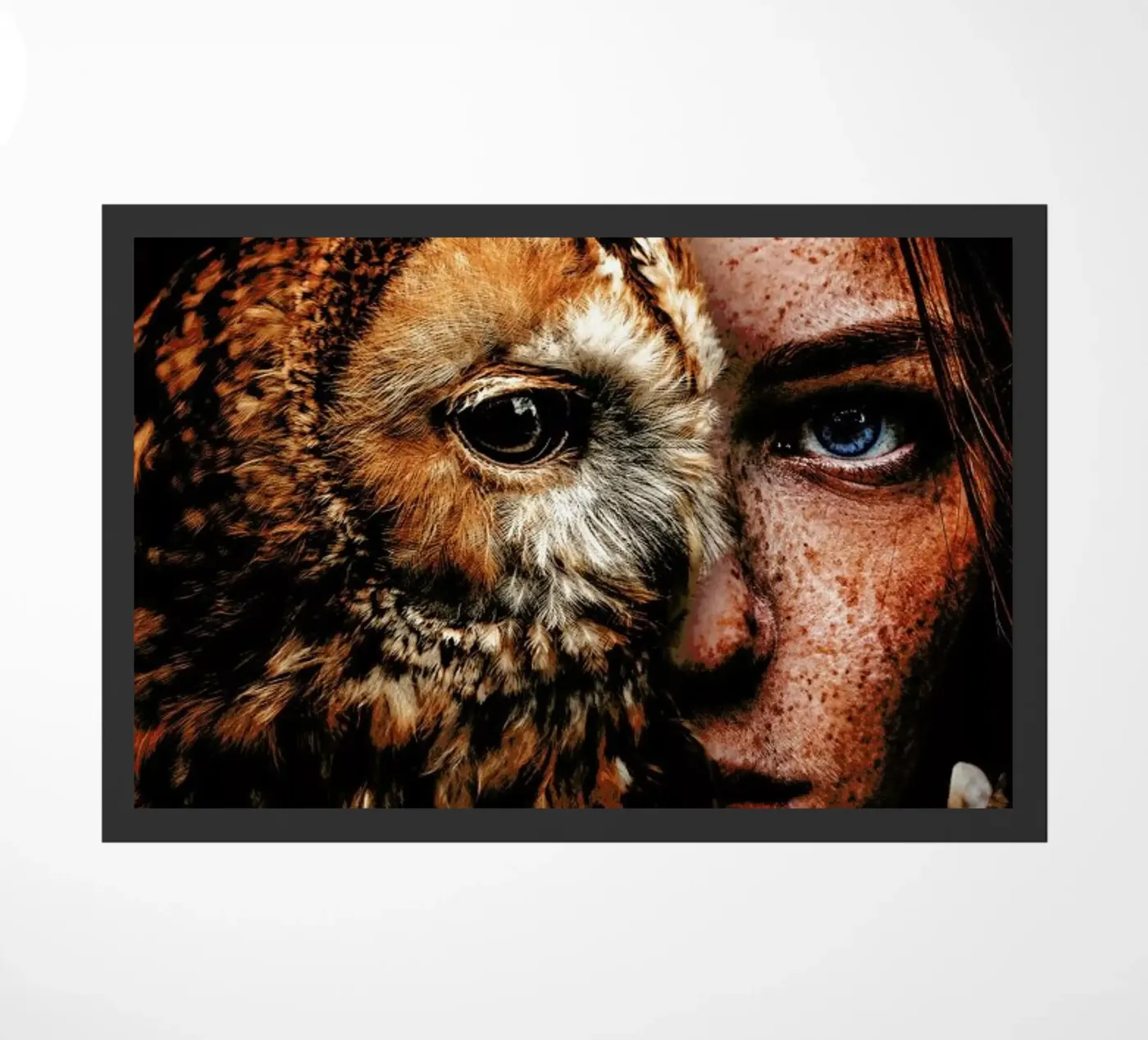 Redhead doormat by Wouter Rikken