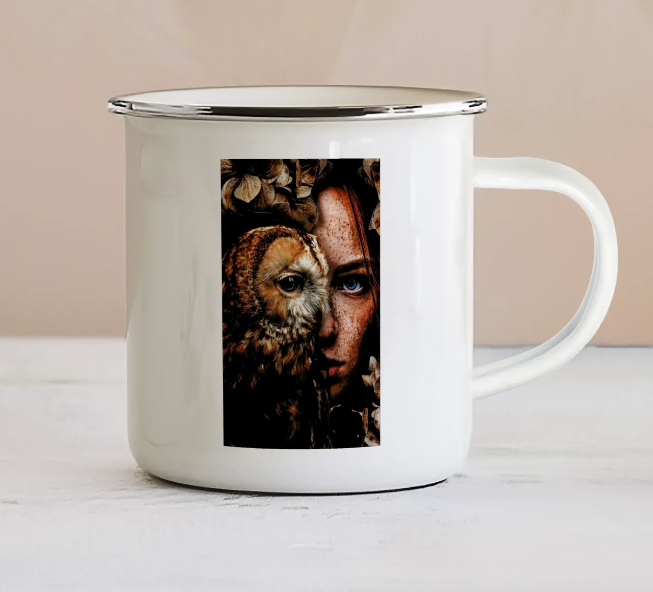 Redhead tazza in smalto da Wouter Rikken