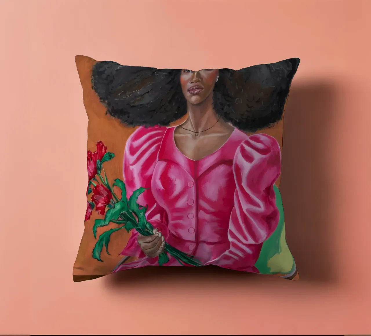 Maestà floreale cuscino da Ebony Carpenter