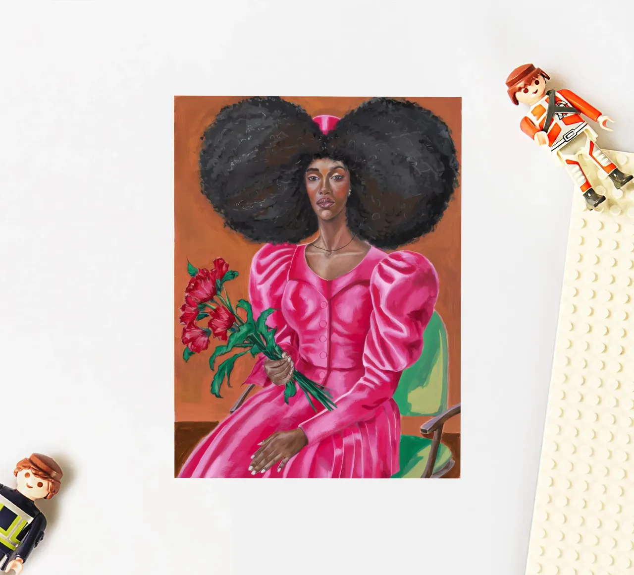 Florale Majesteit sticker van Ebony Carpenter