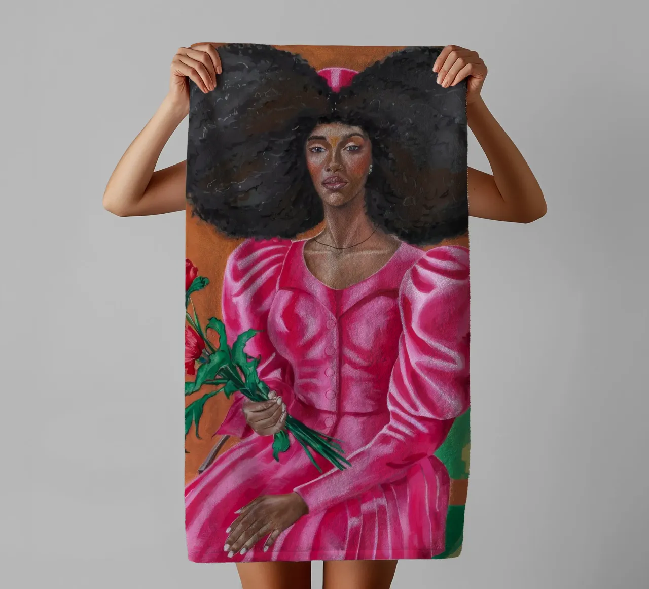 Maestà floreale asciugamano da bagno da Ebony Carpenter