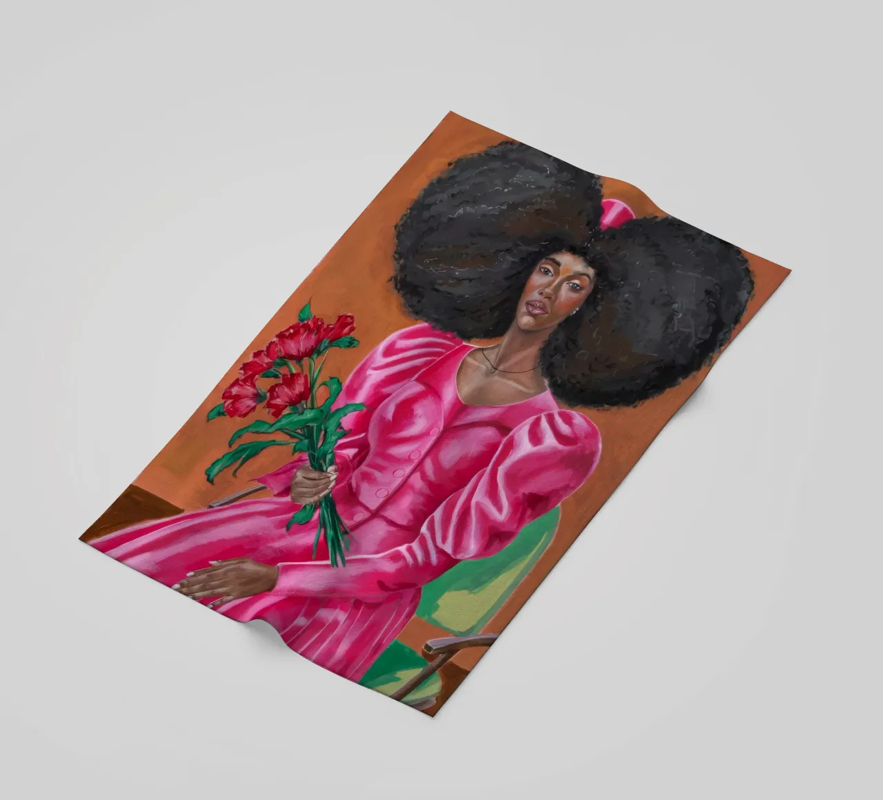 Maestà floreale telo mare da Ebony Carpenter
