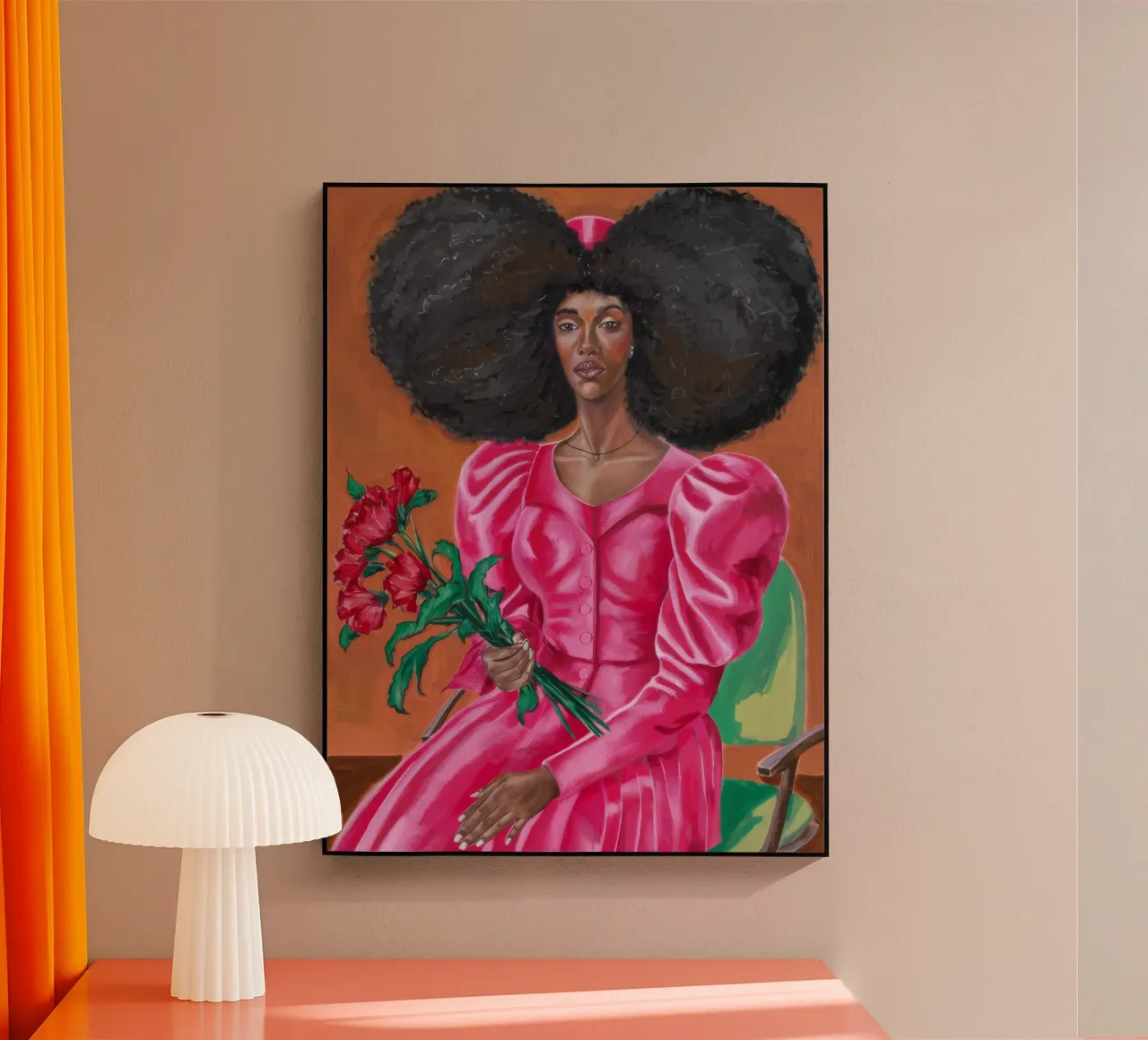 Majestad de las flores metacrilato de Ebony Carpenter