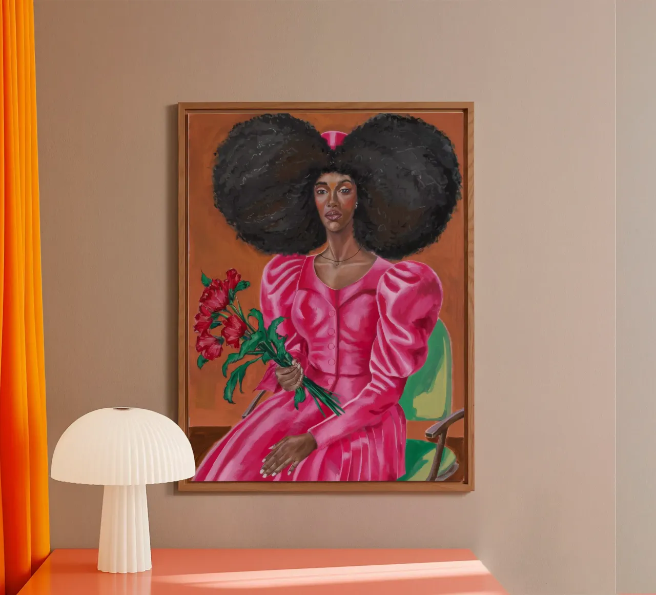 Maestà floreale alluminio dibond da Ebony Carpenter