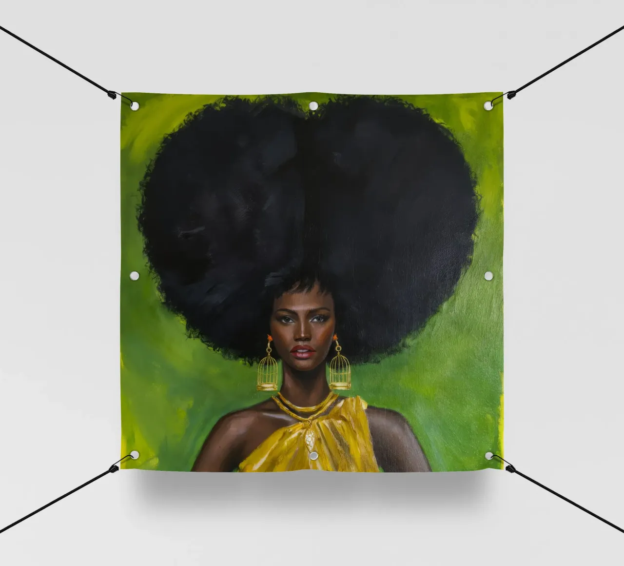 Grazia d'oro telo in pvc da Ebony Carpenter