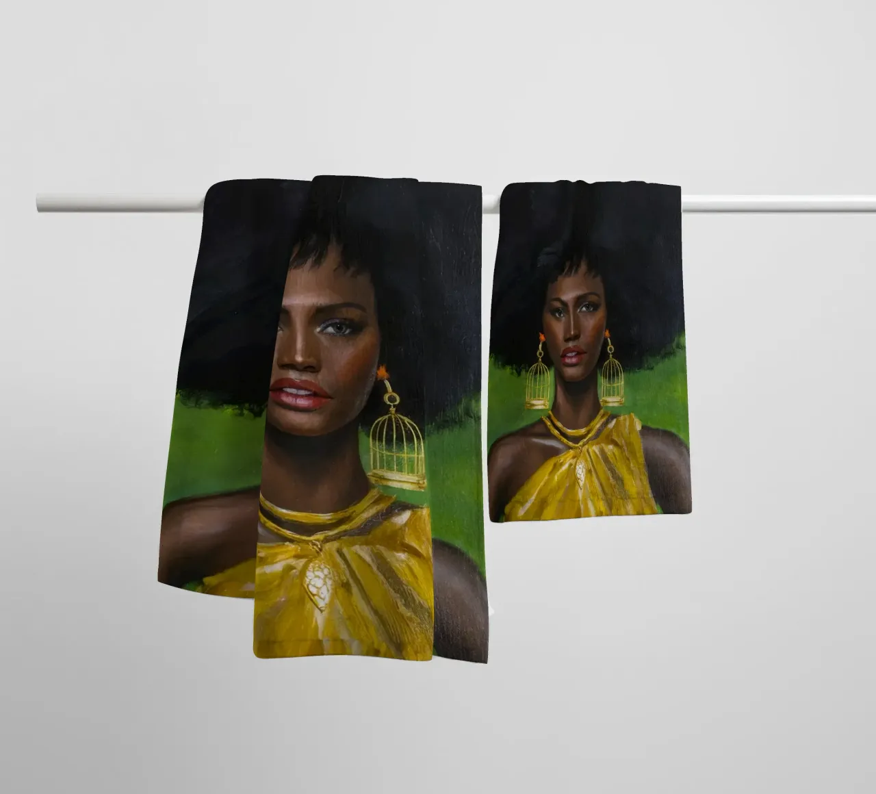 Grazia d'oro asciugamano da bagno da Ebony Carpenter